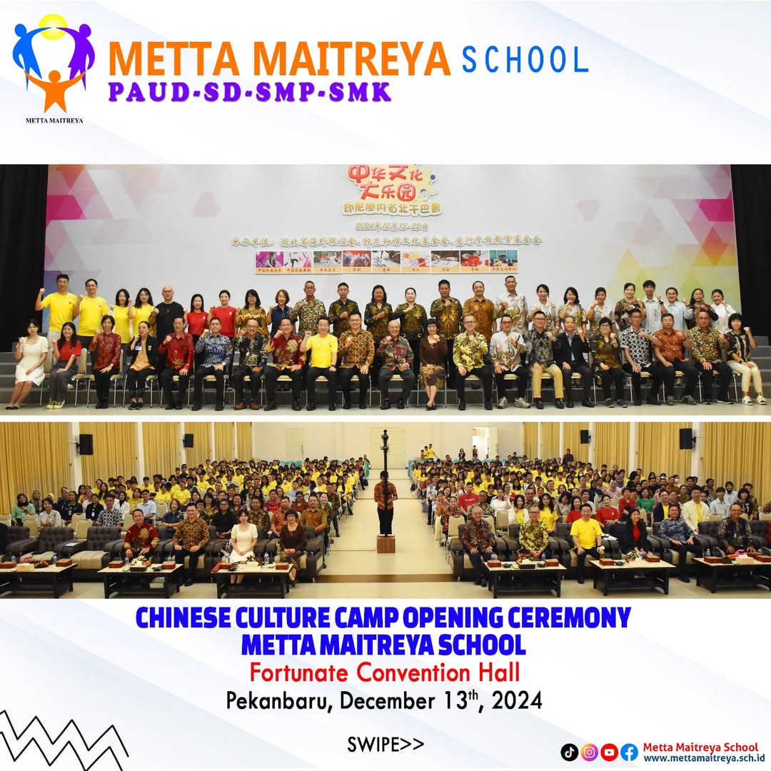 Chinese Culture Camp Opening Ceremony Metta Maitreya School Fortune Convention Hall